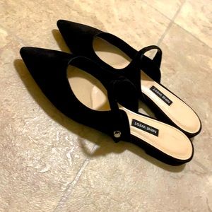 Nine West flat mules Sz 8